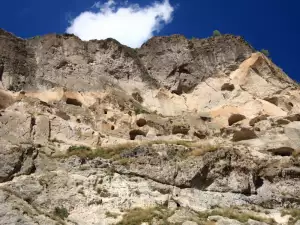 Rock Monastery in Vardzia, Georgia