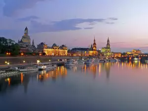 Elbe River in Dresden