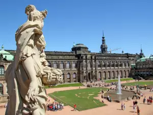 Zwinger museum in Dresden