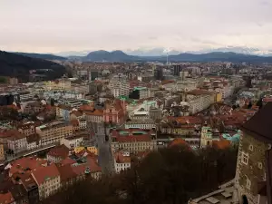 View from Ljubljana Castle