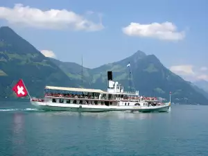 Lake Lucerne and Mount Pilatus