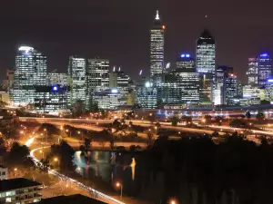 Perth at night