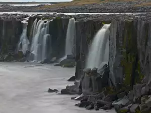 Selfoss Waterfall in Jokulsargljufur National Park