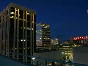 Spokane at night