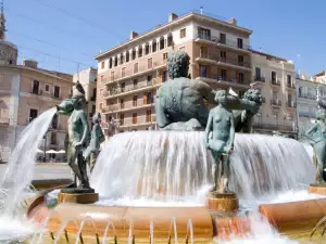 Turia fontain in Valencia