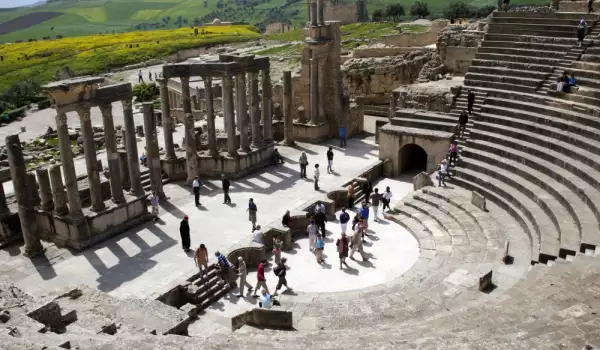 Amfiteather in Dougga