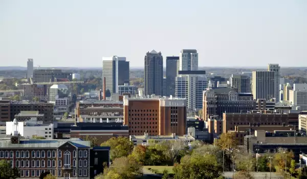 Alabama - Birmingham aerial view