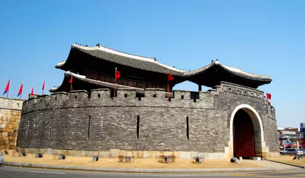 Hwaseong Fortress in South Korea