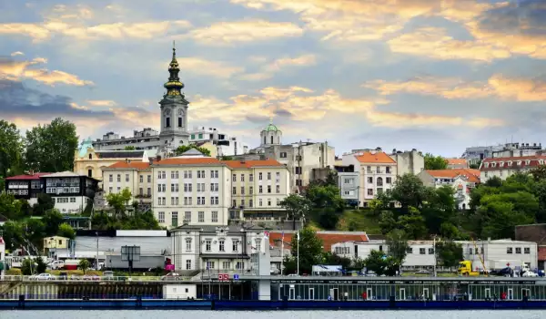 Sava River crossing Belgrade