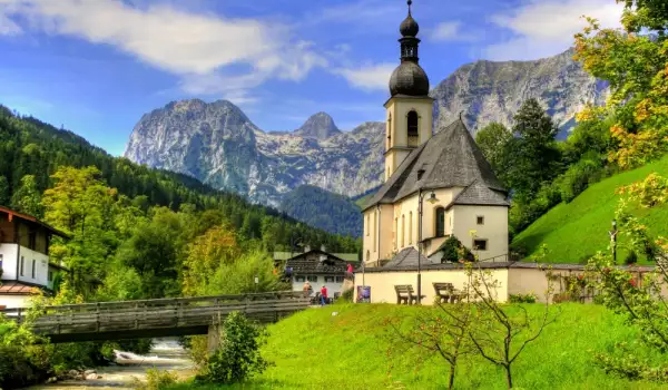 Berchtesgaden national park in Germany