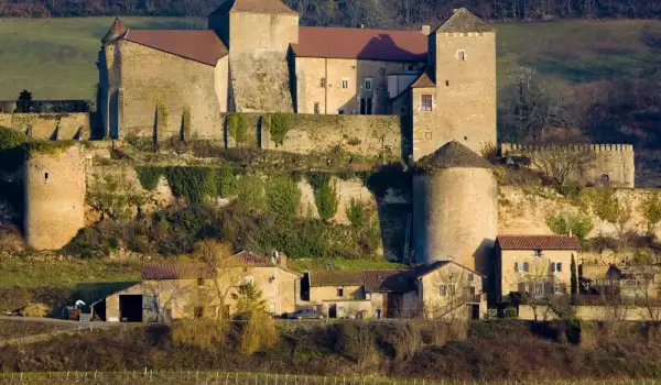 Berze-le-Chatel Castle in south Budgundy