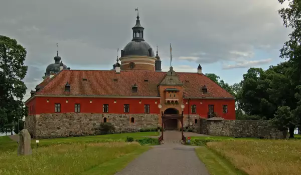 Gripsholm Palace on the lake Mälaren
