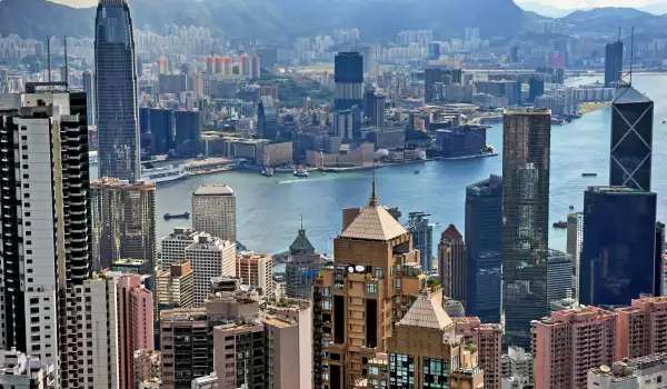 Skyscrapers in Hong Kong