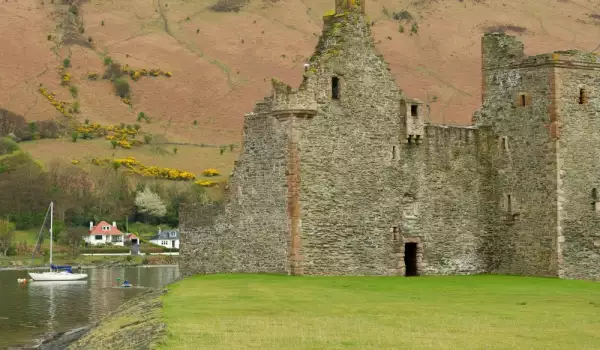 Lochranza Castle on Isle of Adden near Brodick