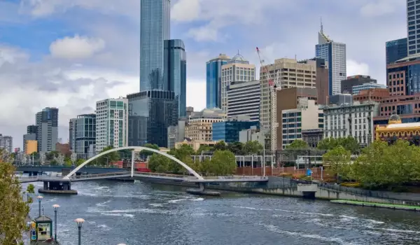 Yarra river and Melbourne