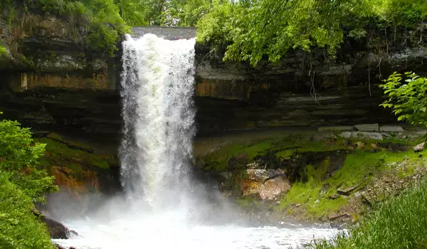 Minnehaha Falls near Minneapolis