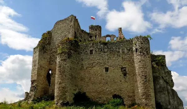 Mirow Castle in Silesian Voivodeship