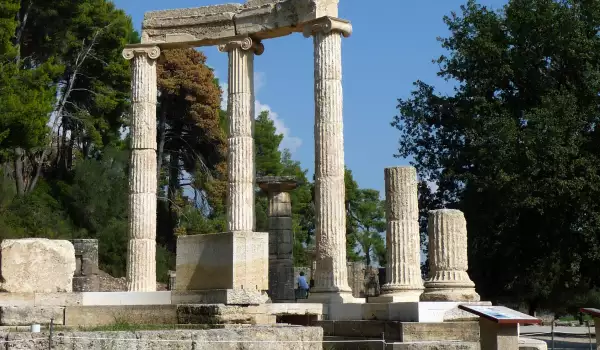 Ancient city of Olympia in Greece