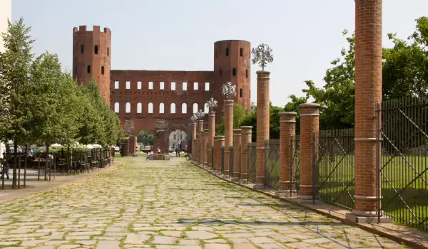 Porta Palatina in Turin