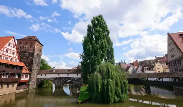 Pegnitz River in Nuremberg