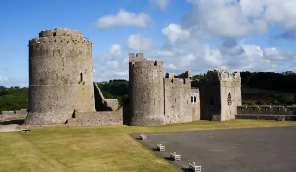 Pembroke Castle in Wales
