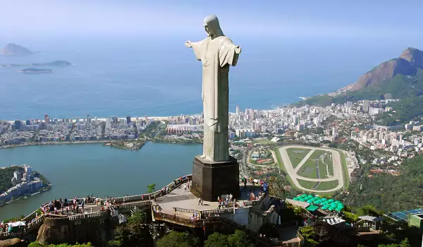 Jesus Christ on the top of Corcovado in Rio de Janeiro