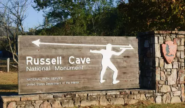 Russel Cave in Bridgeport, Alabama