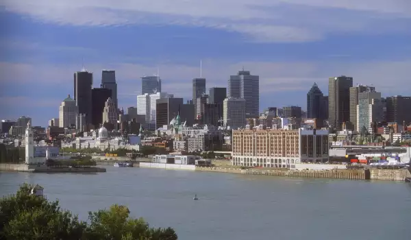 Saint Lawrence River in Montreal