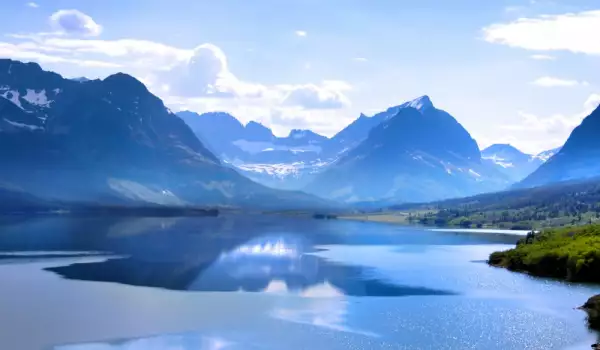 Saint Mary Lake and Glacier National Park