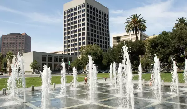 Plaza de César Chávez in San Jose