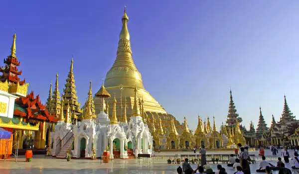 Shwedagon Pagoda in Burma