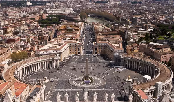 Saint Peter Square in Vatican