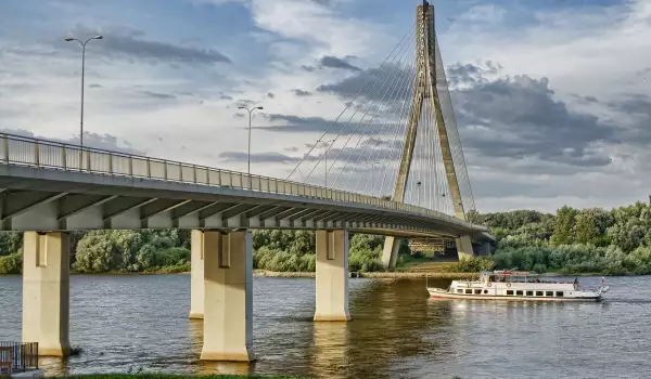 Vistula River in Pland